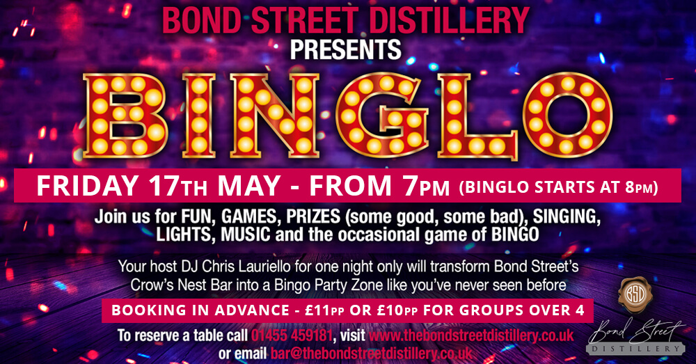 Bond Street Distillery presents Binglo